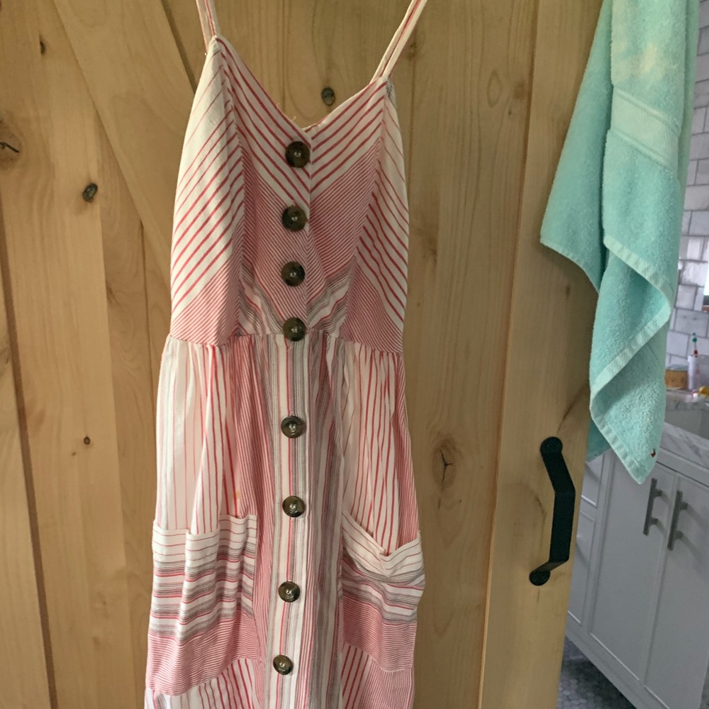 Mid calf length dress